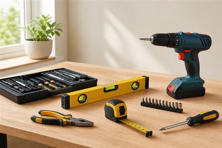 Kit de ferramentas para pequenos reparos residenciais